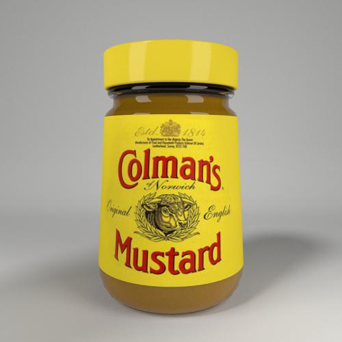 Colman's English mustard jar preview image